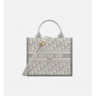 DIOR Small Dior Book Tote - Grey