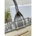 DIOR Small Dior Book Tote - Grey