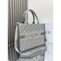 DIOR Small Dior Book Tote - Grey