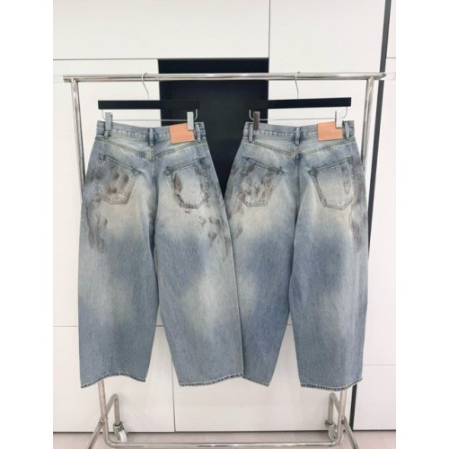 ACNE STUDIOS 2024SS Dirty Ink-Splashed Jeans ACNE STUDIOS 2024SS Dirty Ink-Splashed Jeans
