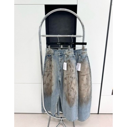 ACNE STUDIOS 2024SS Dirty Ink-Splashed Jeans ACNE STUDIOS 2024SS Dirty Ink-Splashed Jeans