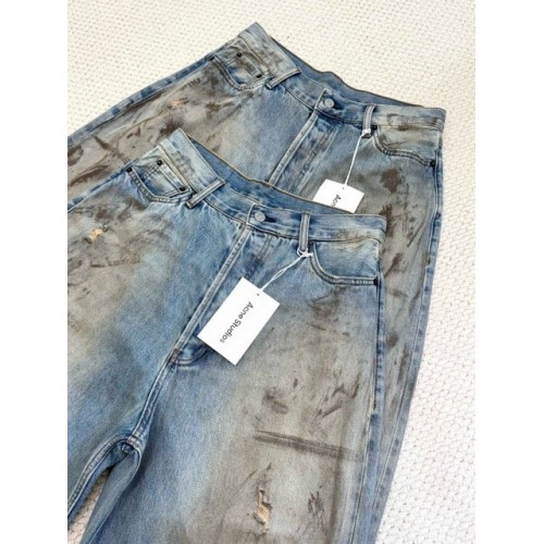 ACNE STUDIOS 2024SS Dirty Ink-Splashed Jeans ACNE STUDIOS 2024SS Dirty Ink-Splashed Jeans