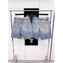 ACNE STUDIOS 2024SS Ink-Splashed Shorts with Belt