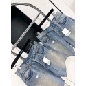 ACNE STUDIOS 2024SS Ink-Splashed Shorts with Belt