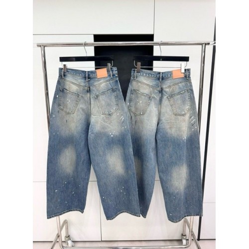 ACNE STUDIOS 2024SS Ink-Splatter Tie-Dye Print Jeans ACNE STUDIOS 2024SS Ink-Splatter Tie-Dye Print Jeans