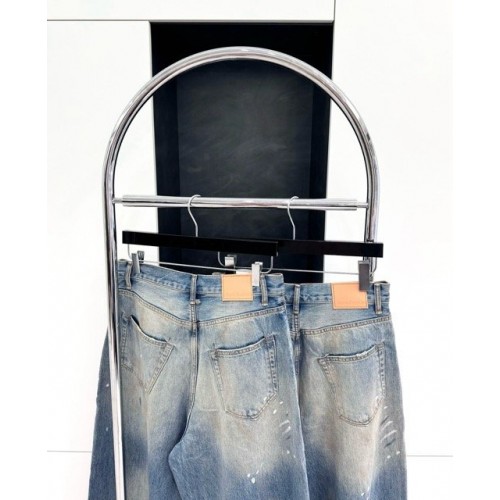 ACNE STUDIOS 2024SS Ink-Splatter Tie-Dye Print Jeans ACNE STUDIOS 2024SS Ink-Splatter Tie-Dye Print Jeans