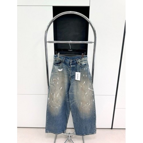 ACNE STUDIOS 2024SS Ink-Splatter Tie-Dye Print Jeans ACNE STUDIOS 2024SS Ink-Splatter Tie-Dye Print Jeans