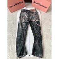ACNE STUDIOS 2025SS Early Spring New Candy Chain 3D Printed Jeans
