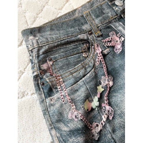 ACNE STUDIOS 2025SS Early Spring New Candy Chain 3D Printed Jeans ACNE STUDIOS 2025SS Early Spring New Candy Chain 3D Printed Jeans
