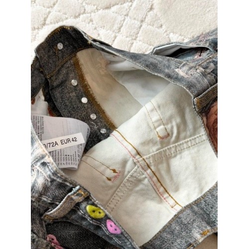 ACNE STUDIOS 2025SS Early Spring New Candy Chain 3D Printed Jeans ACNE STUDIOS 2025SS Early Spring New Candy Chain 3D Printed Jeans