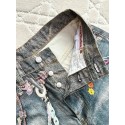 ACNE STUDIO 2025SS New Candy Chain 3D Printed Denim Shorts ACNE STUDIO 2025SS New Candy Chain 3D Printed Denim Shorts