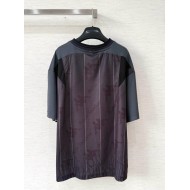 ACNE STUDIOS 25SS Joint Splicing Sports Short Sleeve - Dark Gray