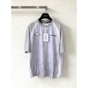 ACNE STUDIOS 25SS Joint Splicing Sports Short Sleeve - Light Gray