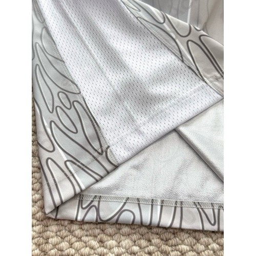 ACNE STUDIOS 25SS Joint Splicing Sports Short Sleeve - Light Gray