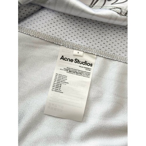 ACNE STUDIOS 25SS Joint Splicing Sports Short Sleeve - Light Gray
