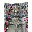 BALENCIAGA 2024FW Hand-painted Totem Printed Baggy Jeans BALENCIAGA 2024FW Hand-painted Totem Printed Baggy Jeans