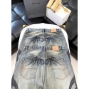 BALENCIAGA 2024FW Hand-painted Totem Printed Baggy Jeans BALENCIAGA 2024FW Hand-painted Totem Printed Baggy Jeans
