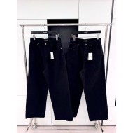 BALENCIAGA 2024SS Black Washed Jeans