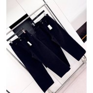 BALENCIAGA 2024SS Black Washed Jeans