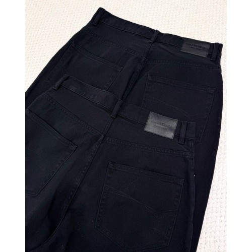 BALENCIAGA 2024SS Black Washed Jeans BALENCIAGA 2024SS Black Washed Jeans
