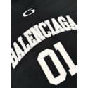BALENCIAGA 2025SS Early Spring New 01 Printed Short Sleeve - Black BALENCIAGA 2025SS Early Spring New 01 Printed Short Sleeve - Black