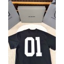 BALENCIAGA 2025SS Early Spring New 01 Printed Short Sleeve - Black BALENCIAGA 2025SS Early Spring New 01 Printed Short Sleeve - Black