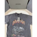 BALENCIAGA 2025SS Grunge Washed Old Night Scene Short Sleeve BALENCIAGA 2025SS Grunge Washed Old Night Scene Short Sleeve