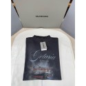 BALENCIAGA 2025SS Sailboat Washed Landscape Distressed Short Sleeve BALENCIAGA 2025SS Sailboat Washed Landscape Distressed Short Sleeve