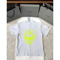 BALENCIAGA 25SS Alien Dissolving Smiley Face Fluorescent Short Sleeves - White BALENCIAGA 25SS Alien Dissolving Smiley Face Fluorescent Short Sleeves - White