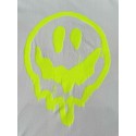 BALENCIAGA 25SS Alien Dissolving Smiley Face Fluorescent Short Sleeves - White BALENCIAGA 25SS Alien Dissolving Smiley Face Fluorescent Short Sleeves - White