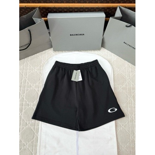 BALENCIAGA 25SS Circular Stitch Embroidery Shorts - Black BALENCIAGA 25SS Circular Stitch Embroidery Shorts - Black