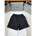 BALENCIAGA 25SS Circular Stitch Embroidery Shorts - Black BALENCIAGA 25SS Circular Stitch Embroidery Shorts - Black