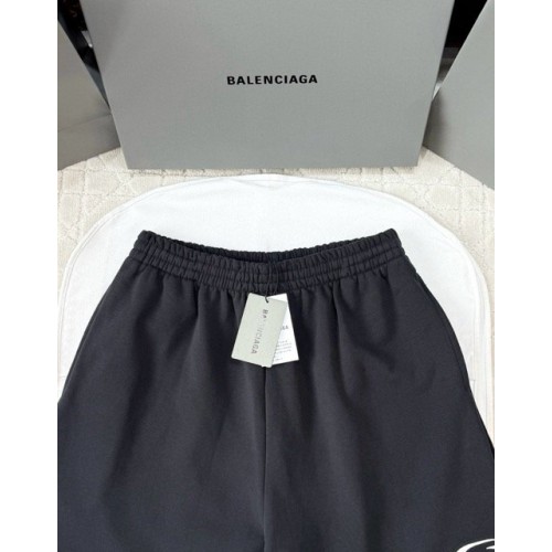 BALENCIAGA 25SS Circular Stitch Embroidery Shorts - Black BALENCIAGA 25SS Circular Stitch Embroidery Shorts - Black