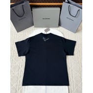 BALENCIAGA 25SS Kardashian Portrait Short Sleeves - Black