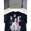 BALENCIAGA 25SS Kardashian Portrait Short Sleeves - Black BALENCIAGA 25SS Kardashian Portrait Short Sleeves - Black