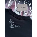 BALENCIAGA 25SS Kardashian Portrait Short Sleeves - Black BALENCIAGA 25SS Kardashian Portrait Short Sleeves - Black