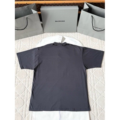 BALENCIAGA 25SS Nylon Printed Crew Neck Short Sleeve