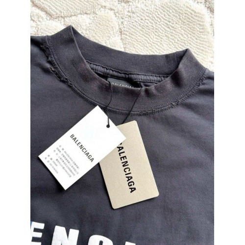 BALENCIAGA 25SS Nylon Printed Crew Neck Short Sleeve BALENCIAGA 25SS Nylon Printed Crew Neck Short Sleeve