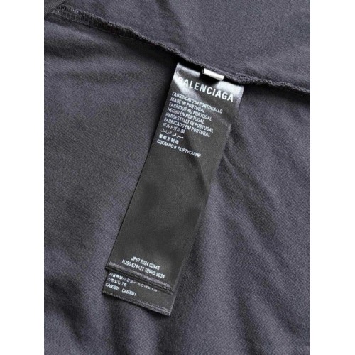 BALENCIAGA 25SS Nylon Printed Crew Neck Short Sleeve BALENCIAGA 25SS Nylon Printed Crew Neck Short Sleeve