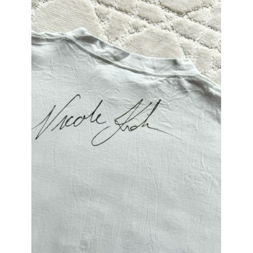 BALENCIAGA 25SS Pleated Portrait White Short Sleeve BALENCIAGA 25SS Pleated Portrait White Short Sleeve