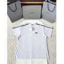 BALENCIAGA 25SS Shoulder Bar Round Neck Short - White BALENCIAGA 25SS Shoulder Bar Round Neck Short - White