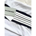 BALENCIAGA 25SS Shoulder Bar Round Neck Short - White BALENCIAGA 25SS Shoulder Bar Round Neck Short - White