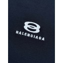 BALENCIAGA 25SS Shoulder Bar Round Neck Short Sleeve - Black BALENCIAGA 25SS Shoulder Bar Round Neck Short Sleeve - Black