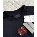 BALENCIAGA 25SS Tape Pattern Round Neck Short Sleeves - Black BALENCIAGA 25SS Tape Pattern Round Neck Short Sleeves - Black