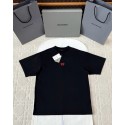 BALENCIAGA 25SS Wheat Ear Round Neck Short Sleeve - Black BALENCIAGA 25SS Wheat Ear Round Neck Short Sleeve - Black