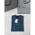 BALENCIAGA 25SS Wheat Ear Round Neck Short Sleeve - Blue BALENCIAGA 25SS Wheat Ear Round Neck Short Sleeve - Blue