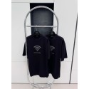 BALENCIAGA 520 Wireless Printed Crew Neck Short Sleeve - Black