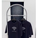 BALENCIAGA 520 Wireless Printed Crew Neck Short Sleeve - Black