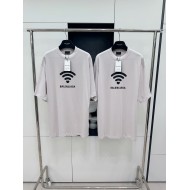 BALENCIAGA 520 Wireless Printed Crew Neck Short Sleeve - Grey