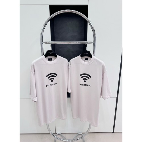 BALENCIAGA 520 Wireless Printed Crew Neck Short Sleeve - Grey